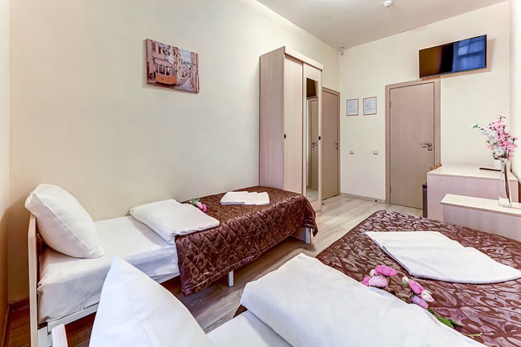 Демократ на Некрасова 58 — Двухместный номер с 2 отдельными кроватями стандарт