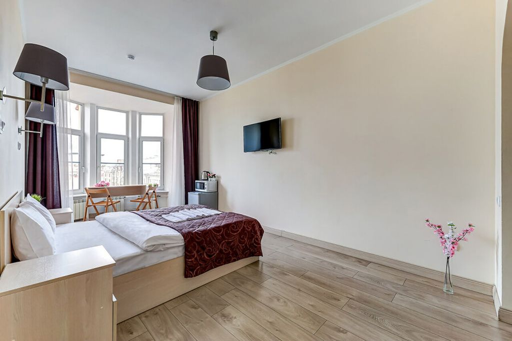 Демократ на Невском 147 — Двухместный номер с 1 кроватью Комфорт с Эркером