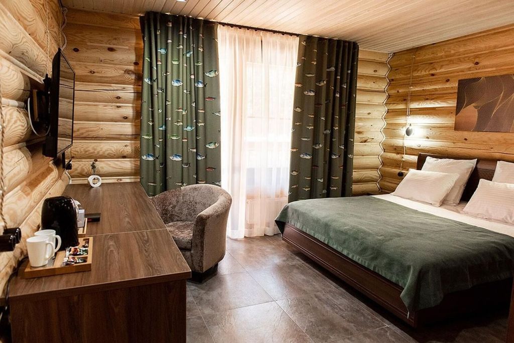 Волжская деревня — Двухместный номер с 1 кроватью № 1