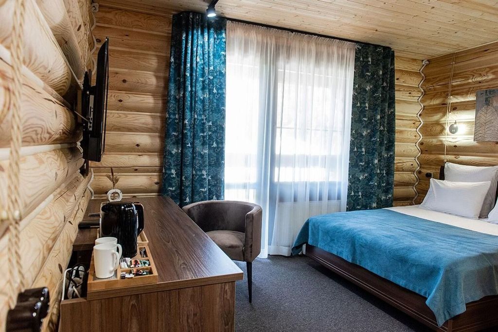 Волжская деревня — Двухместный номер с 1 кроватью №6