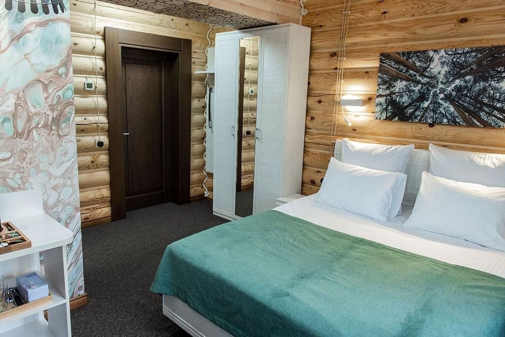 Волжская деревня — Двухместный номер с 1 кроватью №8