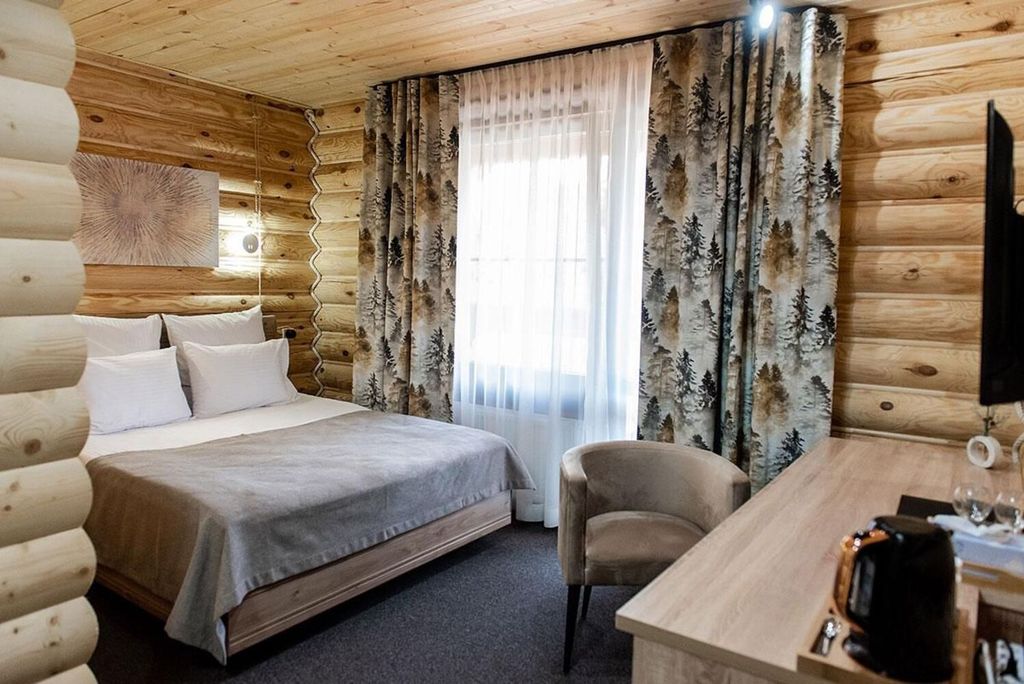 Волжская деревня — Двухместный номер с 1 кроватью №9