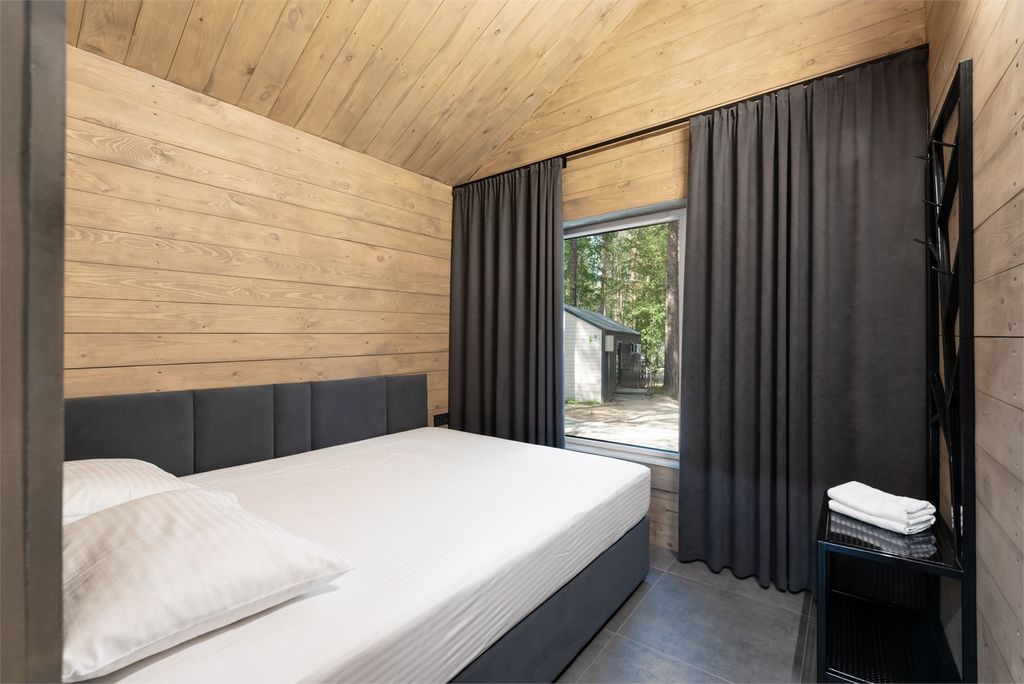 Чкаловские дачи — Двухместный номер с 1 кроватью панорамный домик VIP