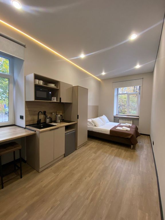 Логос — Двухместный номер с 2 отдельными кроватями Квартира-студия Комфорт +