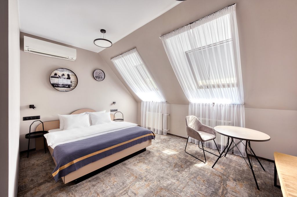 Тесла — Двухместный номер с 1 кроватью представительский люкс