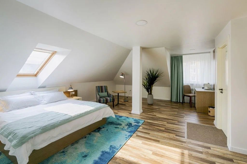 NINE rooms hotel — Двухместный номер с 1 кроватью делюкс мансарда