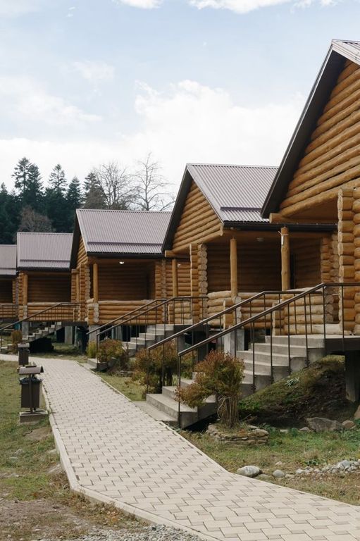 Шале-Отель Китеж — Четырёхместный номер Сруб семейный