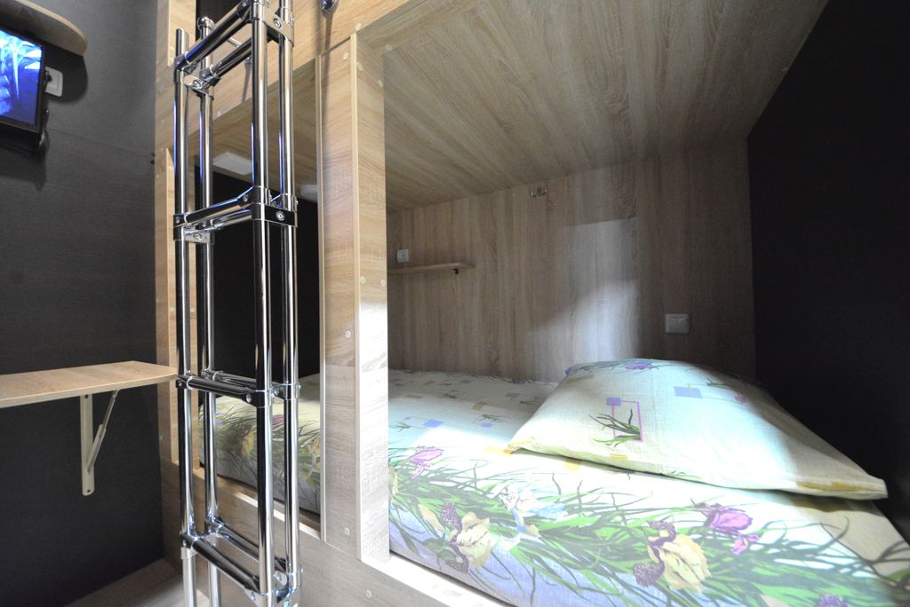 Алоха — Двухместный номер с 1 кроватью двухуровневая капсула