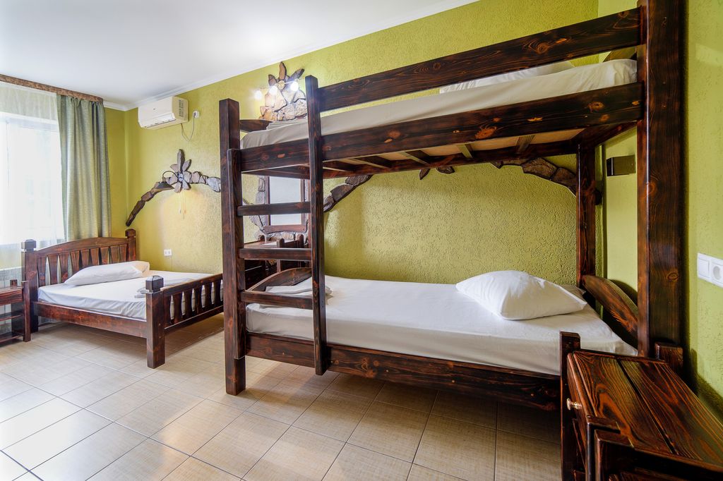 DelSochi — Трёхместный номер Трехместный номер с двухъярусной кроватью с красивым видом