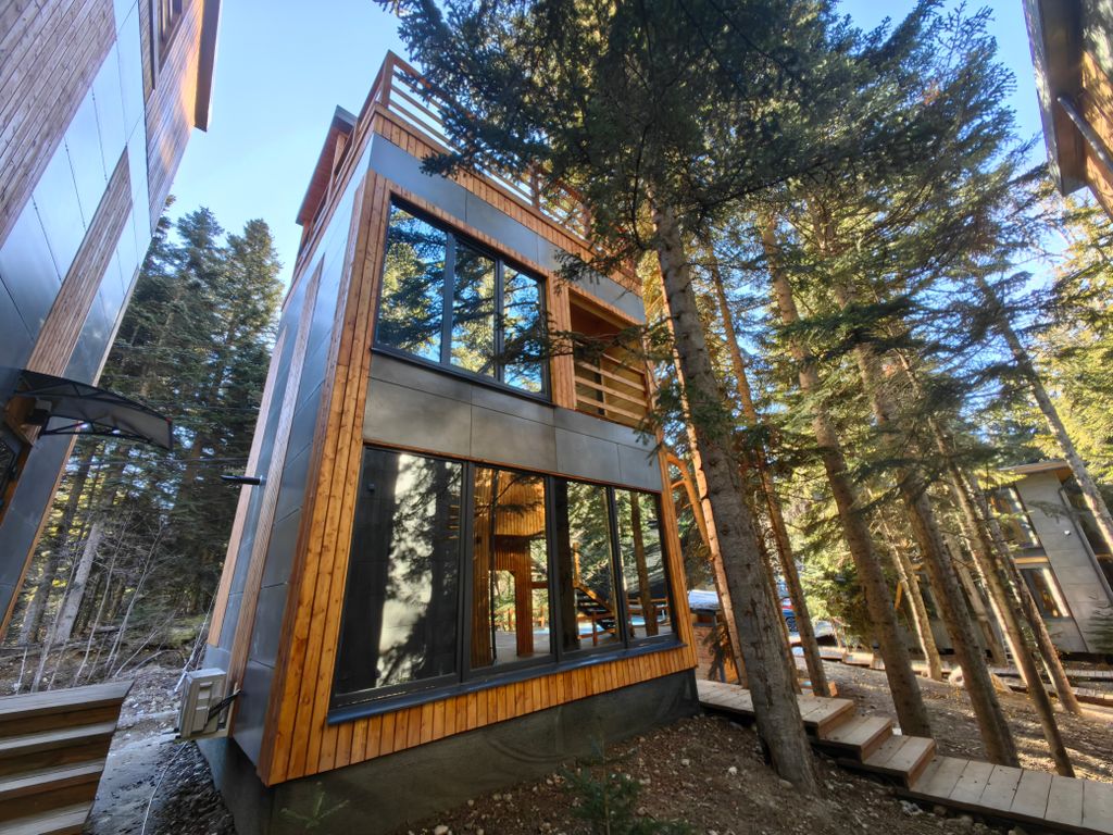 Монте Виера парк Архыз — Дом Квадро 9 с террасой на крыше