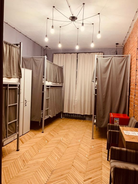 Мурман Лофт Отель — Многоместный мужской номер эконом (душ/туалет общий)