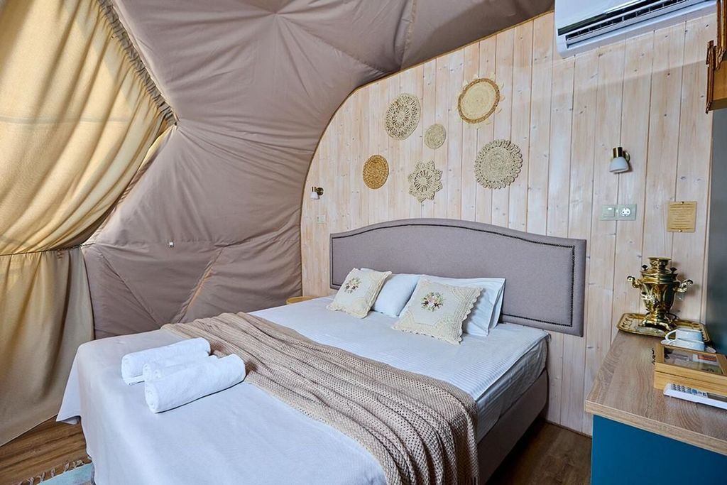 Ива Спа — Дом панорамная сфера комфорт с холодильником и мангалом