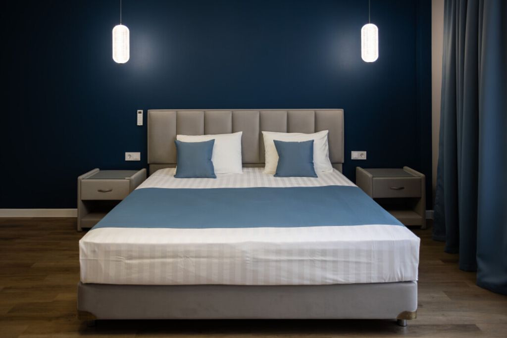 Пафос — Двухместный номер с 1 кроватью Люкс «Лазурная Вершина» / «Люкс Синий»