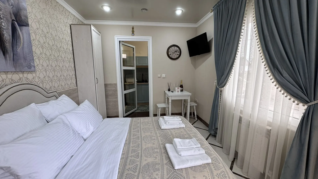 Сакура — Двухместный номер с 1 кроватью Стандарт улучшенный с кухней