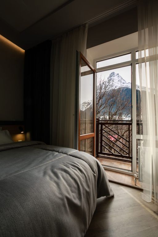 Альпийский — Двухместный номер с 1 кроватью Улучшенный стандарт с балконом