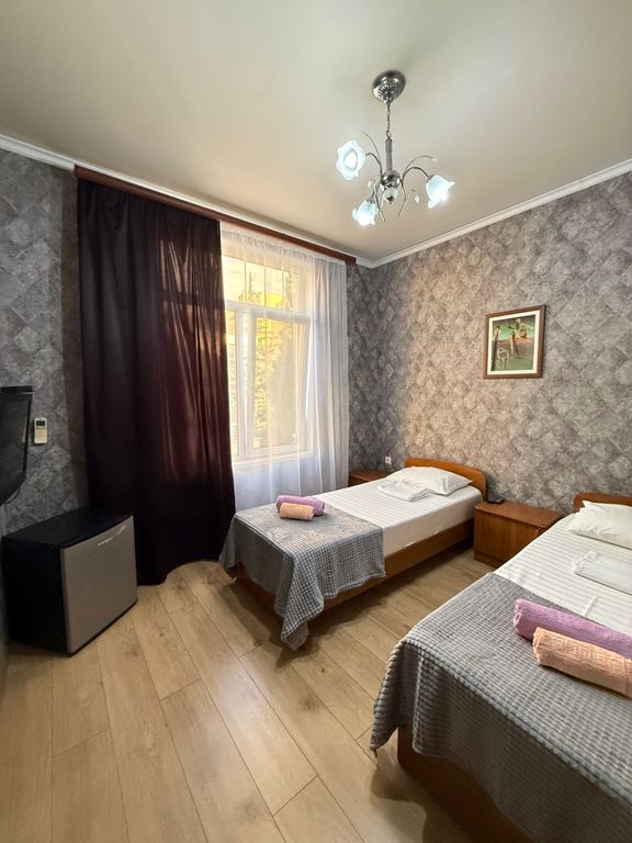 Морская волна — Двухместный номер с 2 отдельными кроватями Двухместный стандарт с двумя отдельными кроватями