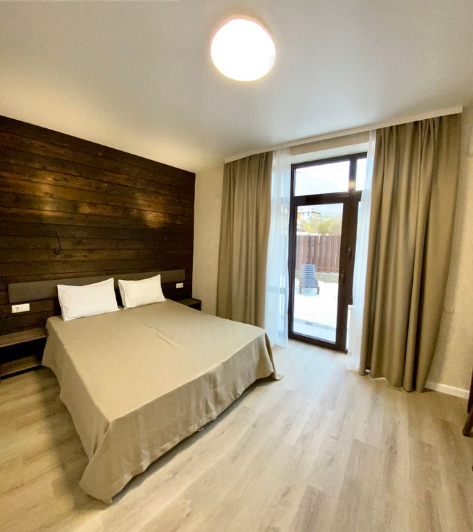 Альпийский двор — Двухместный номер с 1 кроватью Стандарт с террасой