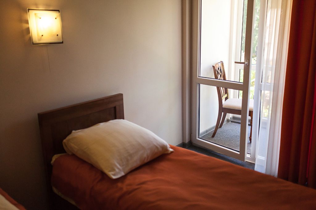 Зеленый дом — Двухместный номер с 2 отдельными кроватями стандарт с лоджией без возможности установки доп.места