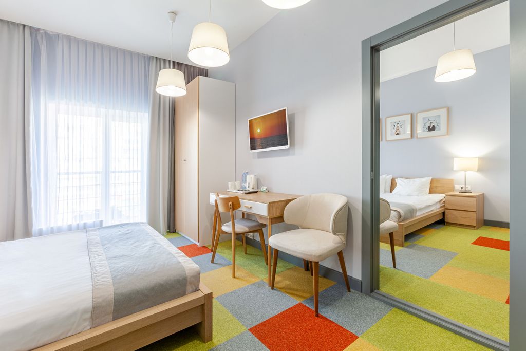 Ракурс — Семейный номер Семейный двухкомнатный номер 2 кровати