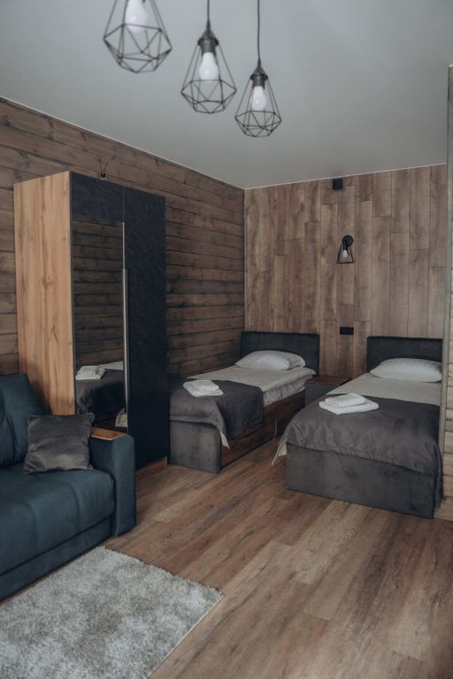 Хвоя Парк — Двухместный номер с 2 отдельными кроватями Первый этаж