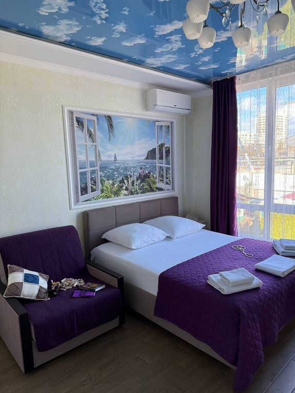 Лючия — Двухместный номер с 1 кроватью Облачное небо