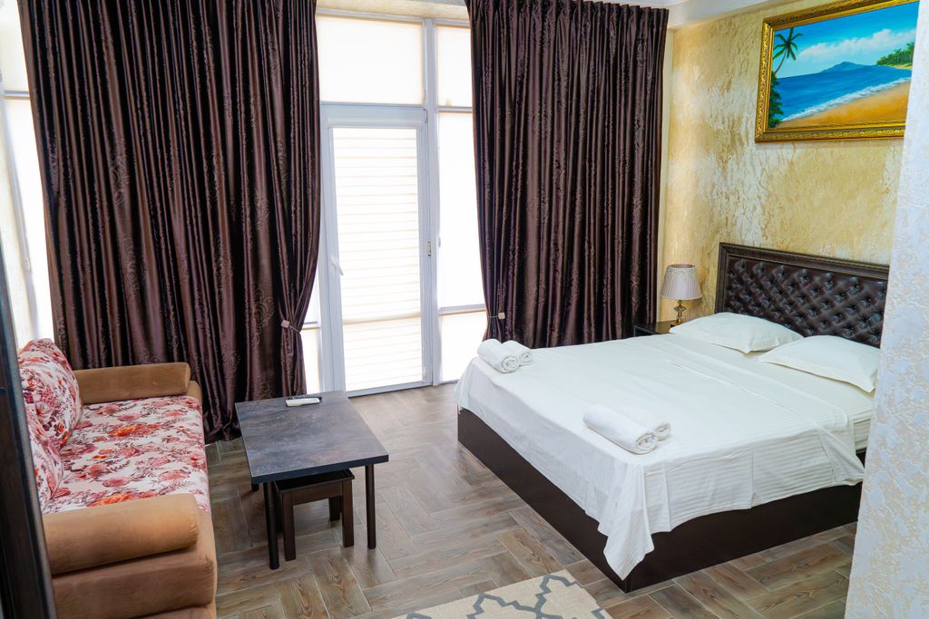 Океан — Двухместный номер с 1 кроватью 3 корпус, стандарт без вида на море (с видом на горы) без лифта