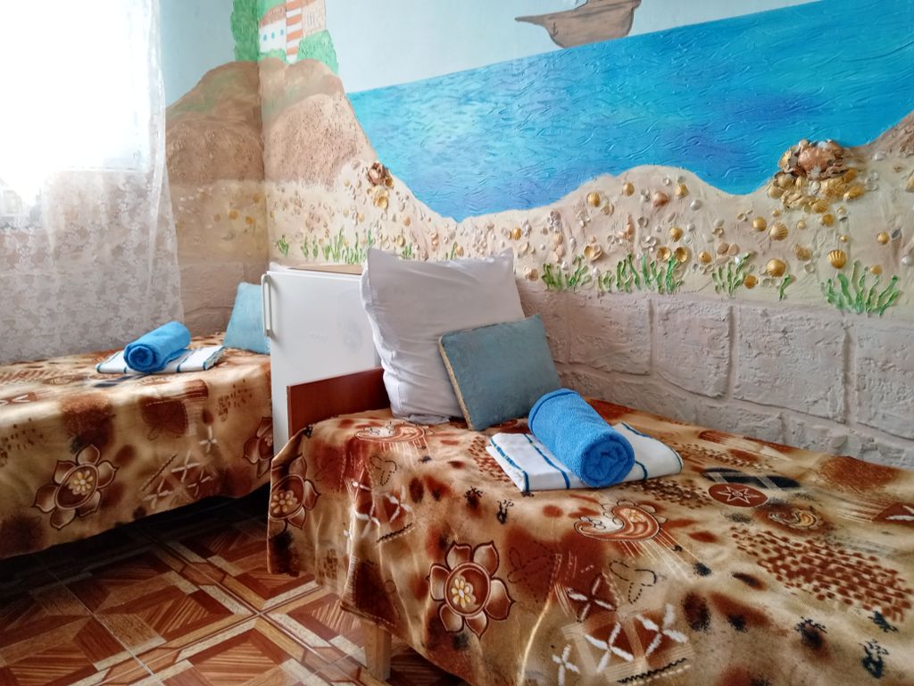 Сказочный дворик — Двухместный номер с 2 отдельными кроватями Маяк