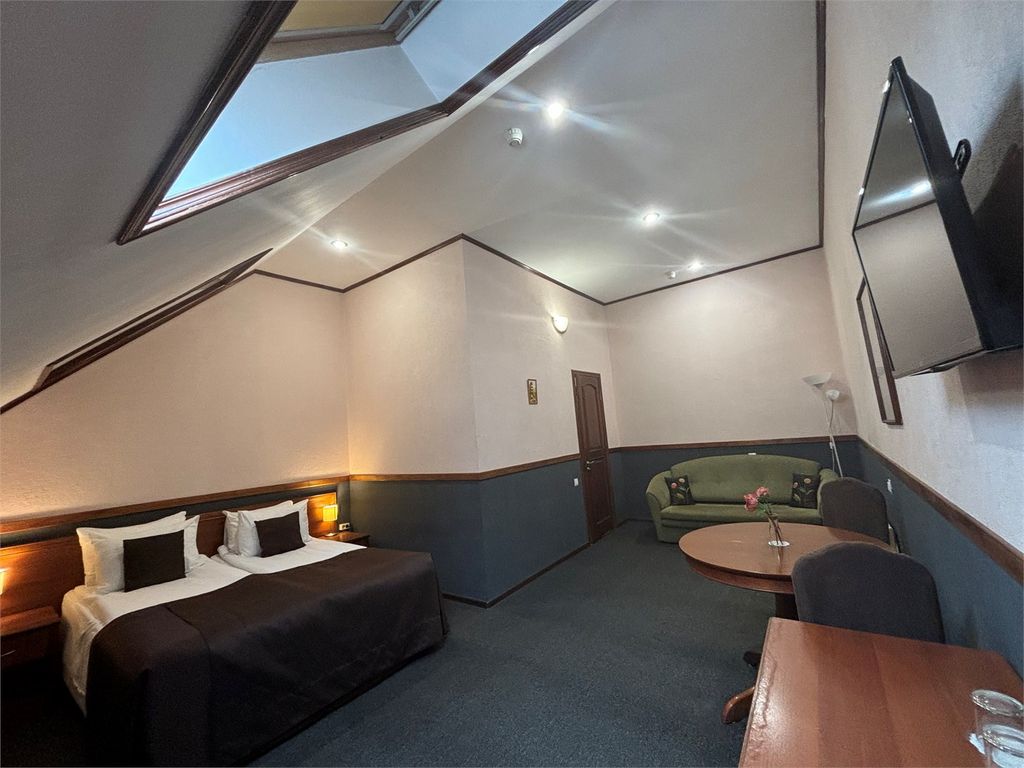 Елизар — Двухместный номер с 1 кроватью улучшенный с мансардным окном