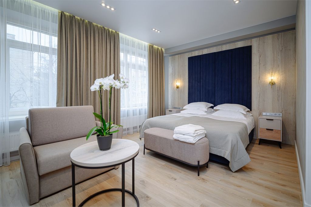 Псков — Двухместный номер с 1 кроватью Делюкс