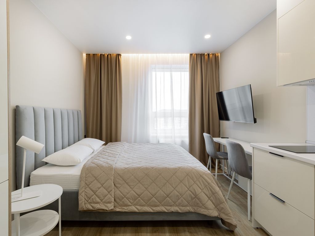 АпартПейдж на Балтийской — Двухместный номер с 1 кроватью Студия в апарт-комплексе WELL на Балтийской