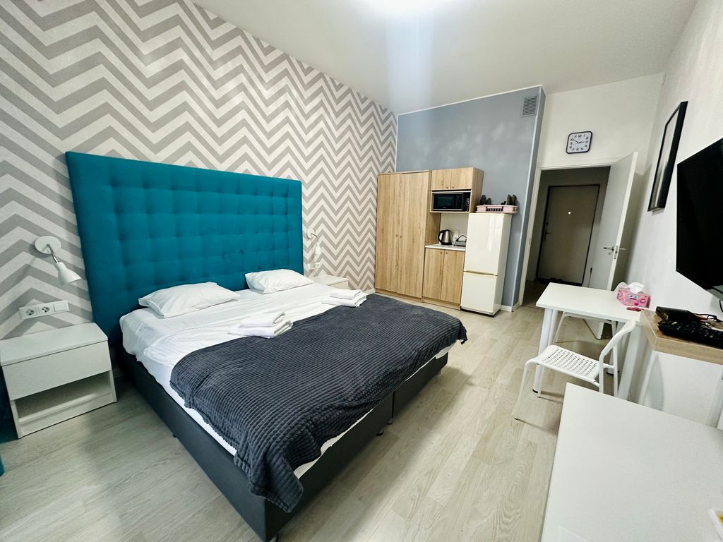 NV Hotel — Двухместный номер с 1 кроватью Студия без кухни с балконом 5.1