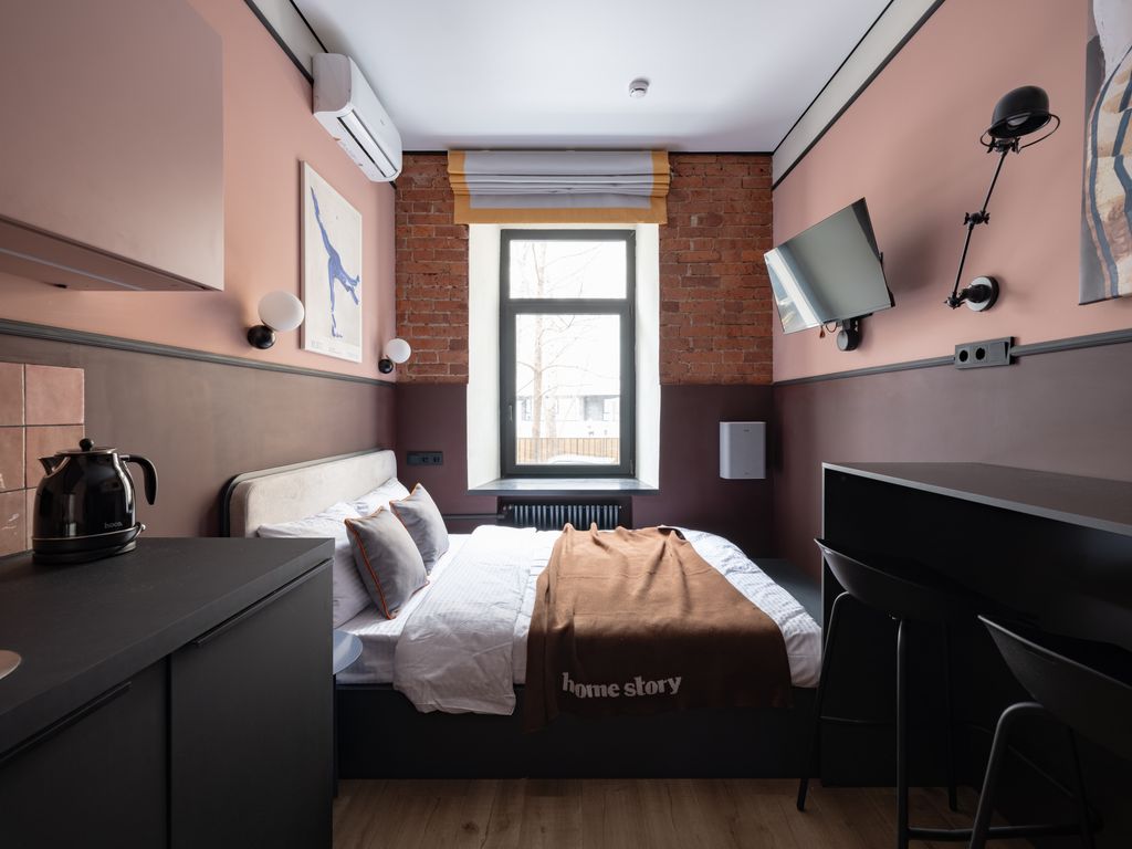 Арбат Прайм — Двухместный номер с 1 кроватью уютный 5 с технологией умного дома