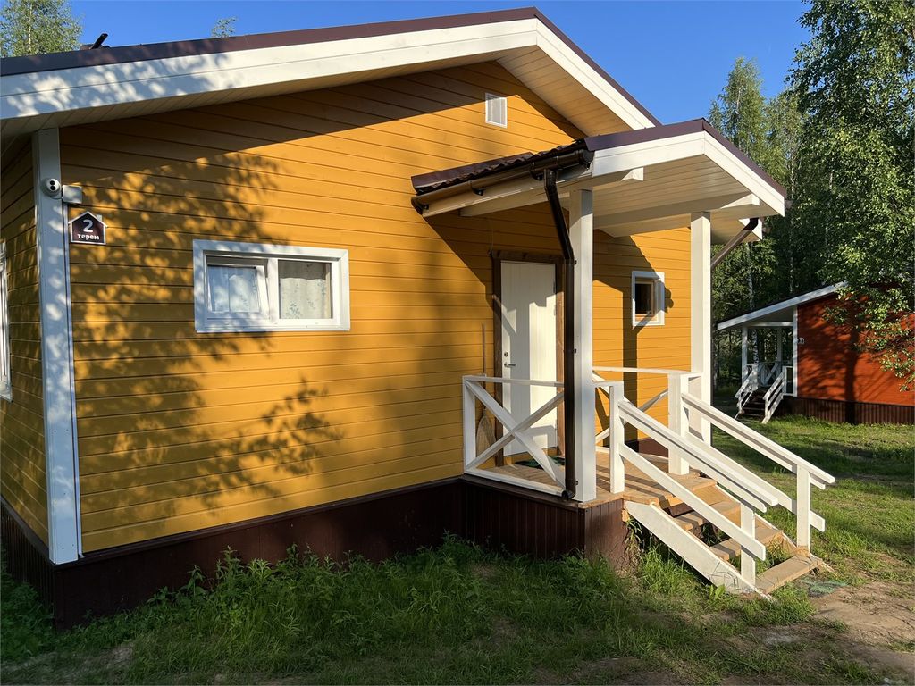 Любытино Хутор — Дом коттедж на 5 чел с сауной и полноценной кухней 68кв.м (Терем большой)