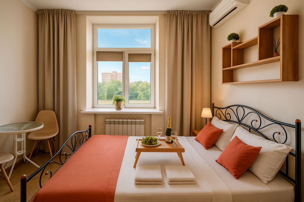 Metro Rooms — Двухместный номер с 1 кроватью Престиж Для Двоих | Гарантия качества | кровать King-Size