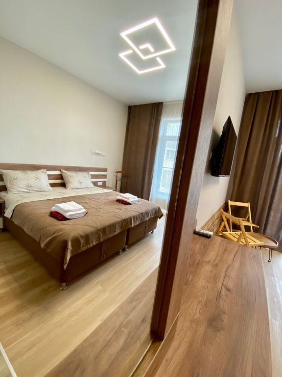 Виколь — Двухместный номер с 1 кроватью студия с кухней и видом на балкон