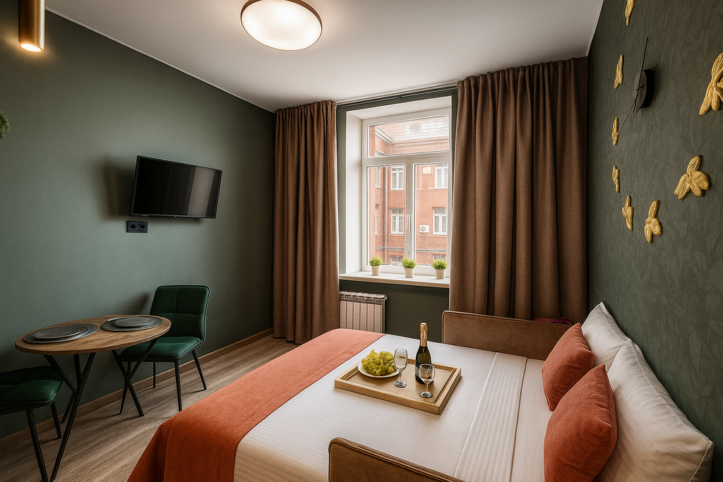 Metro Rooms — Апартаменты Комфорт с диваном | Гарантия качества | диван-кровать