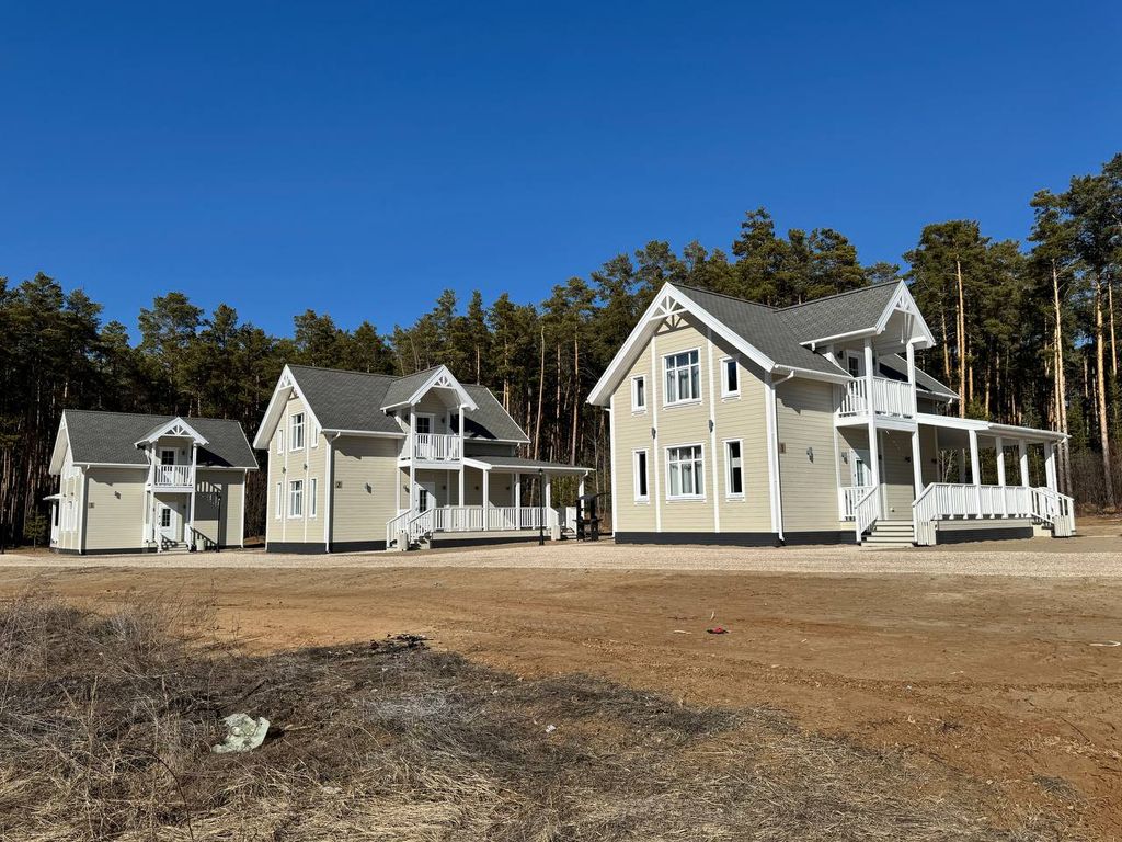 Царская усадьба — Дом в лесу с баней и видом на Волгу