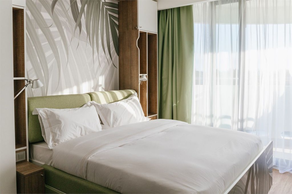 Космос Стей Ле Ронд Сочи — Двухместный номер с 1 кроватью с балконом и видом на парк