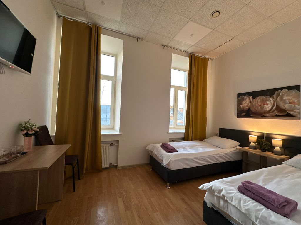 Boho Center Nevsky 140 — Двухместный номер с 2 отдельными кроватями стандарт на 5 этаже без кондиционера