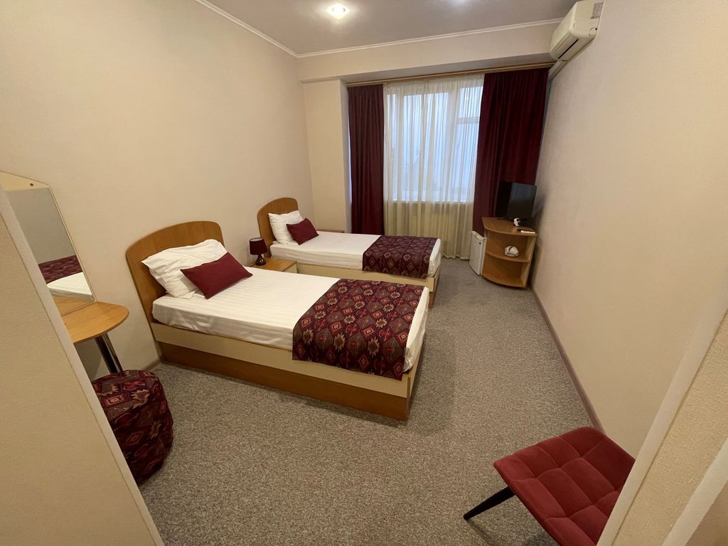 Аквани — Двухместный номер с 2 отдельными кроватями стандарт с видом на море