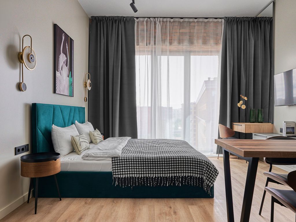 СВ Лофт 2 — Апартаменты студия с видом на реку для 3-х гостей