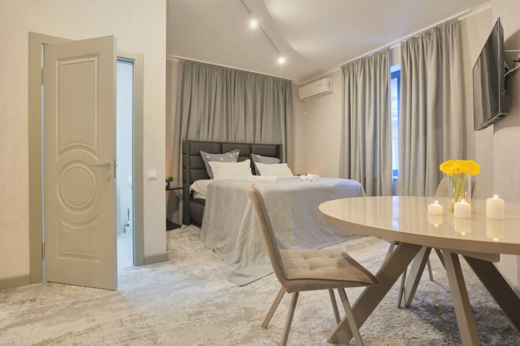 Apart M — Двухместный номер с 1 кроватью Улучшенная двухместная комната