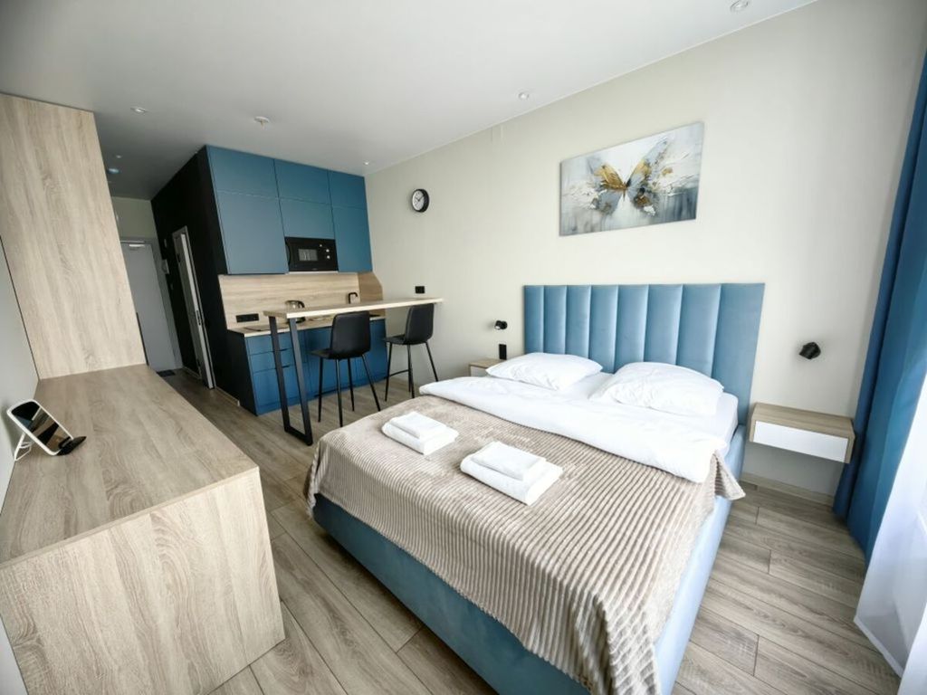 АпартПейдж на Ладожской — Двухместный номер с 1 кроватью Классическая студия