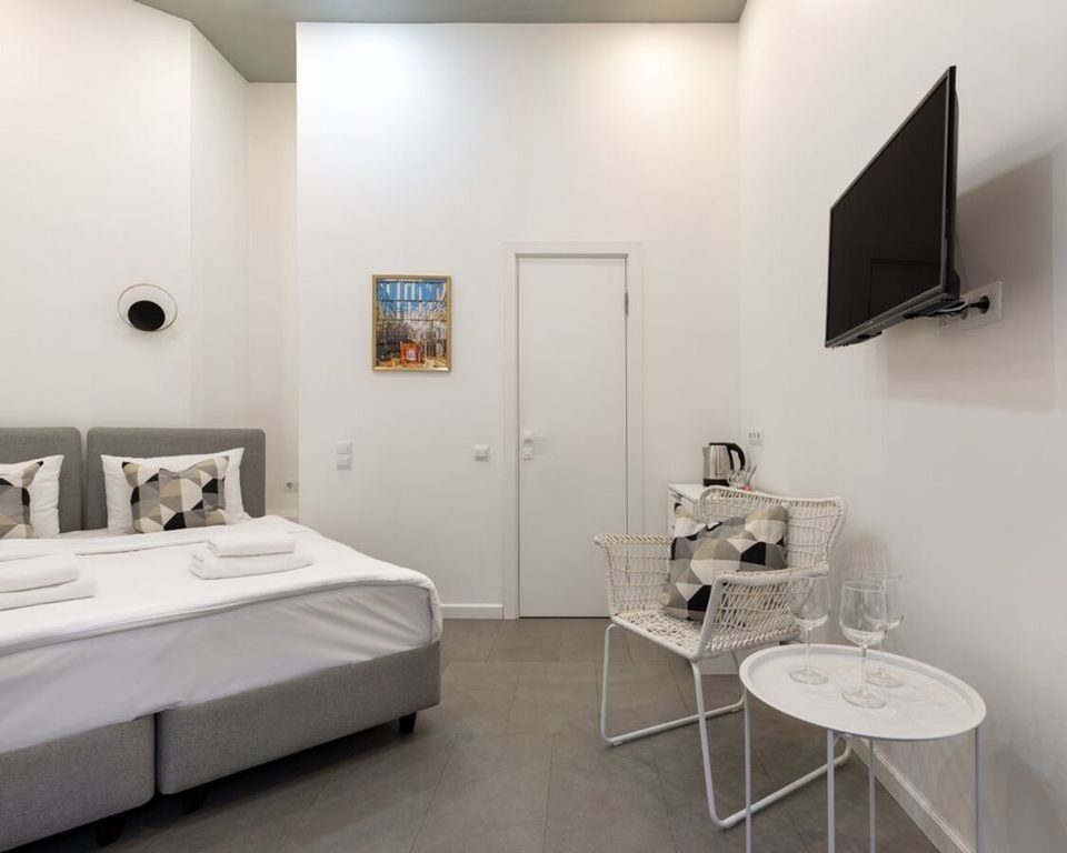 АпартПейдж 5 углов — Двухместный номер с 1 кроватью Эконом