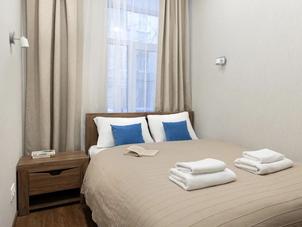 АпартПейдж на Маяковского — Двухместный номер с 1 кроватью Бюджетный номер недалеко от Московского вокзала