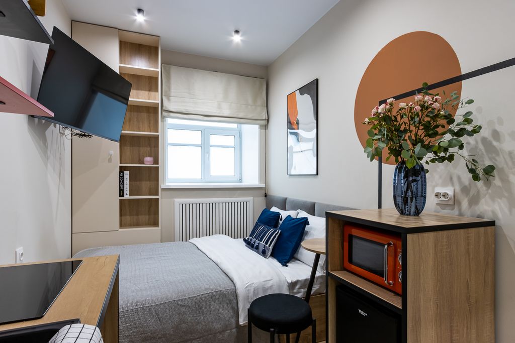 Номера на Фонтанке — Двухместный номер с 1 кроватью Улучшенные апартаменты с кухней