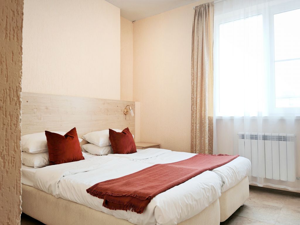 Шоколад — Двухместный номер с 2 отдельными кроватями или одной двуспальной